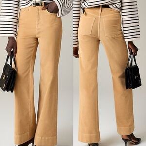 J. Crew Wide Leg Corduroy Pants Sand Castle Size 29